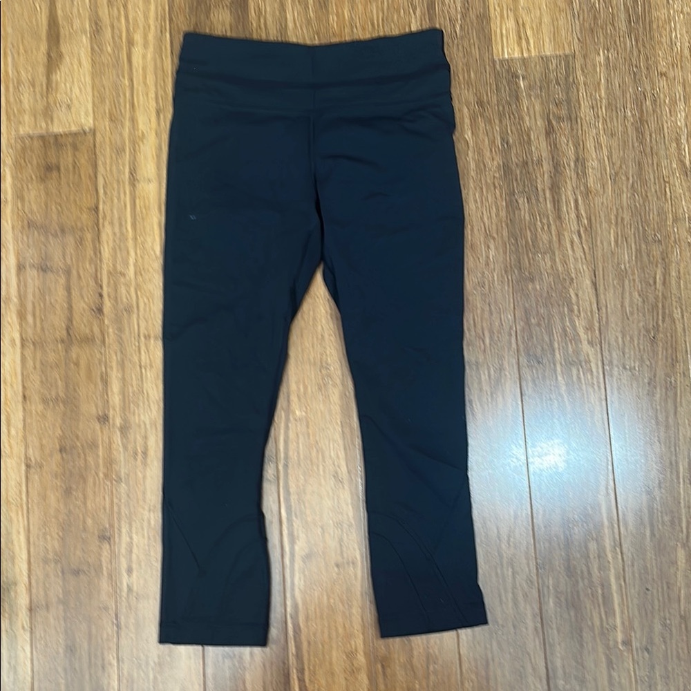 Lululemon Athletica Black Leggings Performance Capri